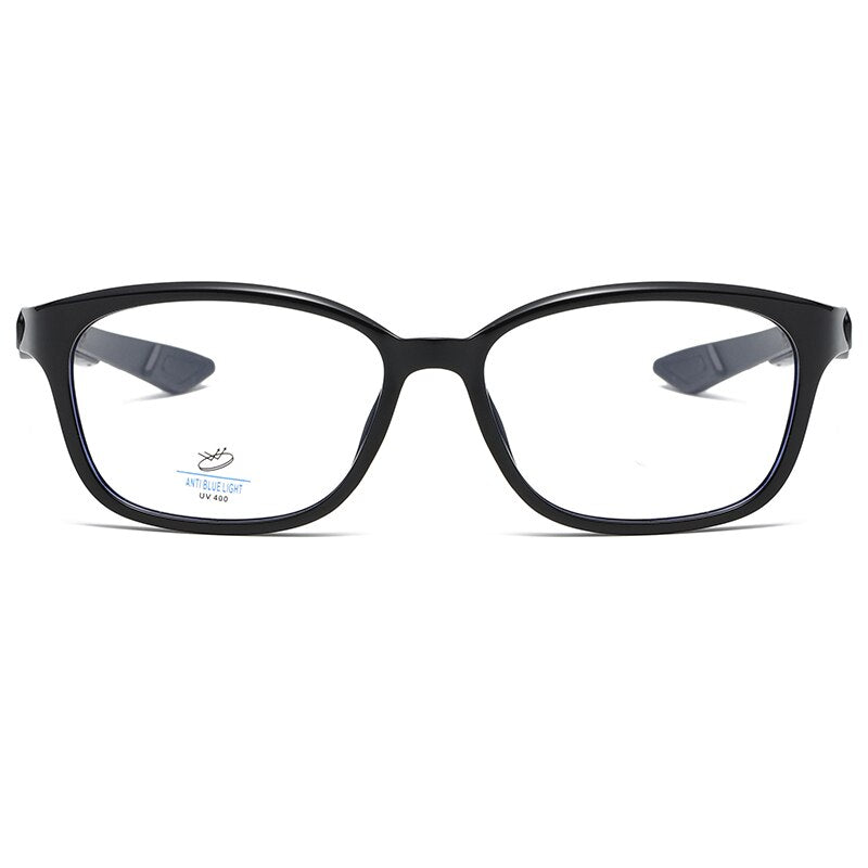 Reven Jate Men's Full Rim Square Polycarbonate Sport Eyeglasses 81299 Full Rim Reven Jate   
