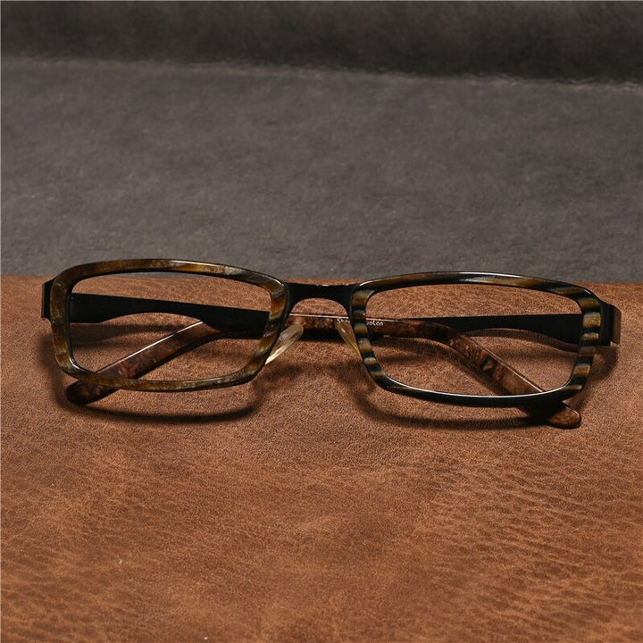 Cubojue Unisex Full Rim Rectangle Alloy Presbyopic Reading Glasses 2108p Reading Glasses Cubojue