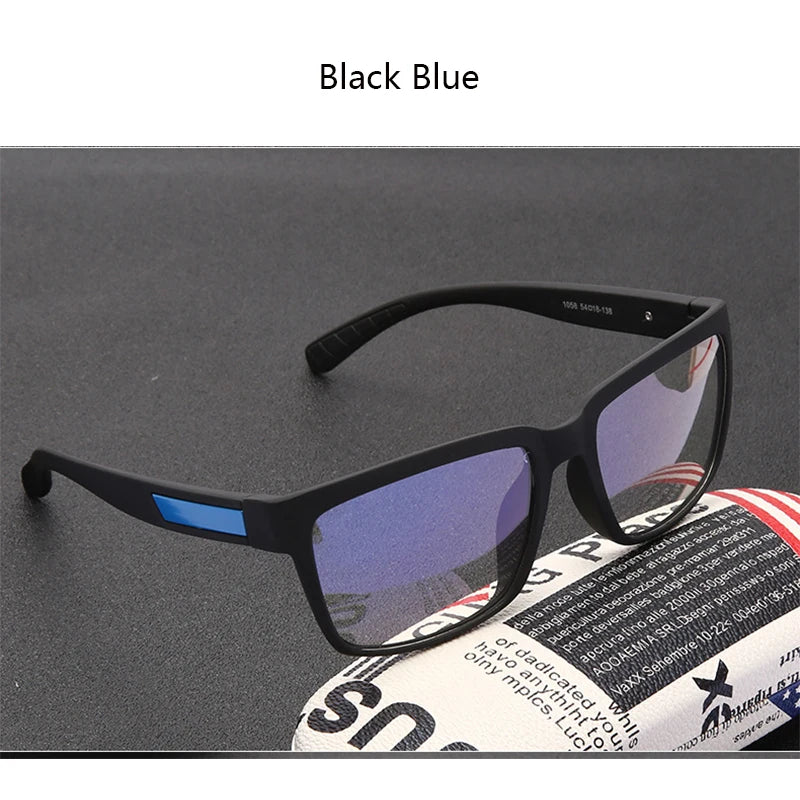 Hdcrafter Unisex Full Rim Square Tr 90 Titanium Eyeglasses 911058