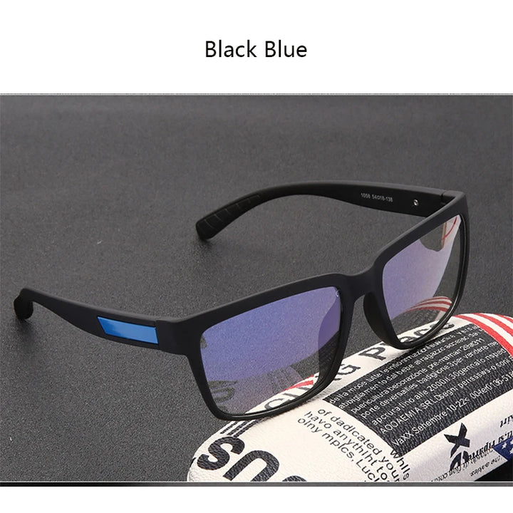 Hdcrafter Unisex Full Rim Square Tr 90 Titanium Eyeglasses 911058