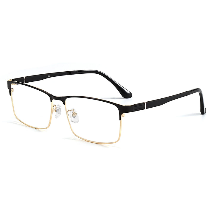 Xbora Unisex Full Rim Square Alloy Eyeglasses 34257