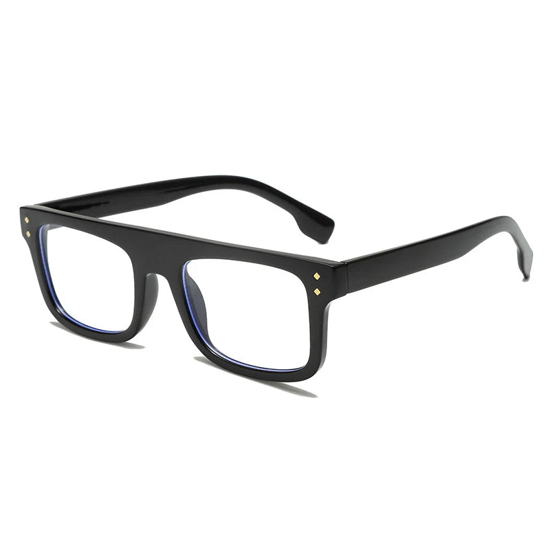 Xbora Unisex Full Rim Square Brow Line Acetate Eyeglasses 23003