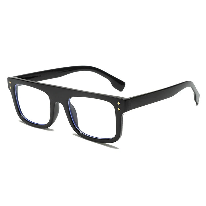 Xbora Unisex Full Rim Square Brow Line Acetate Eyeglasses 23003