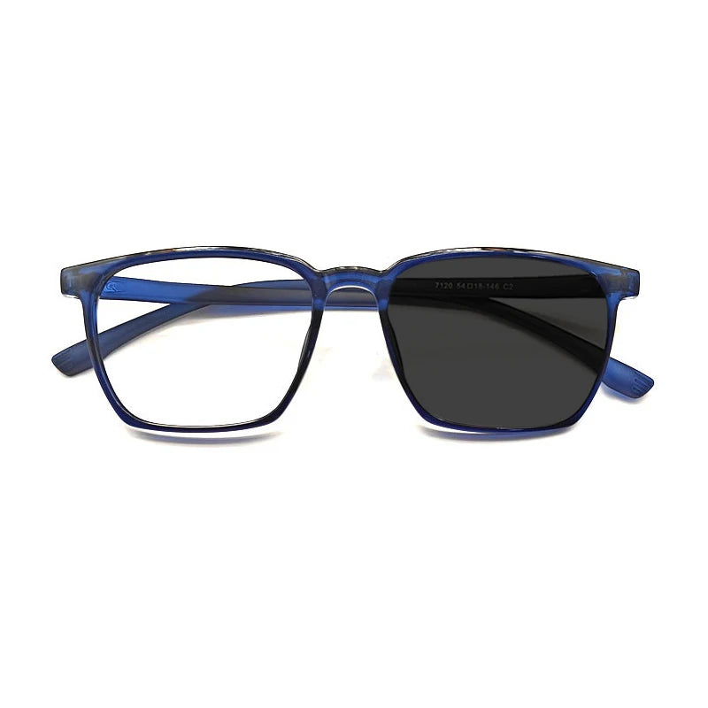 Kocolior Unisex Full Rim Square Tr 90 Acetate Hyperopic Reading Glasses 7120 Reading Glasses Kocolior