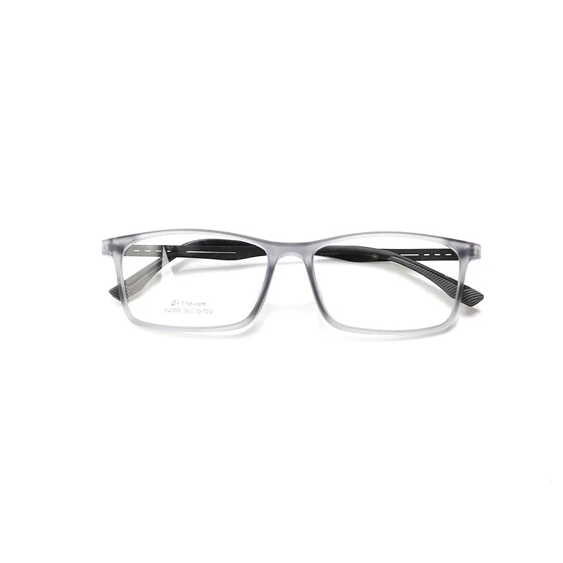 Xbora Unisex Full Rim Square Tr 90 Titanium Eyeglasses 2005