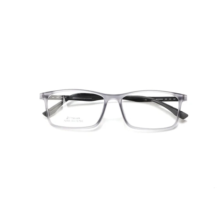 Xbora Unisex Full Rim Square Tr 90 Titanium Eyeglasses 2005