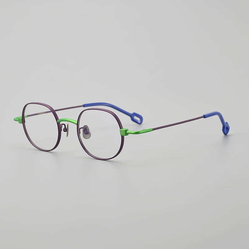 Muzz Unisex Full Rim Square Titanium Eyeglasses Mu1001 Full Rim Muzz C4