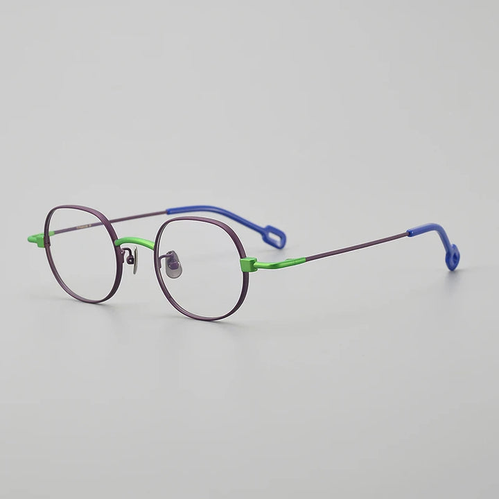 Muzz Unisex Full Rim Square Titanium Eyeglasses Mu1001 Full Rim Muzz C4