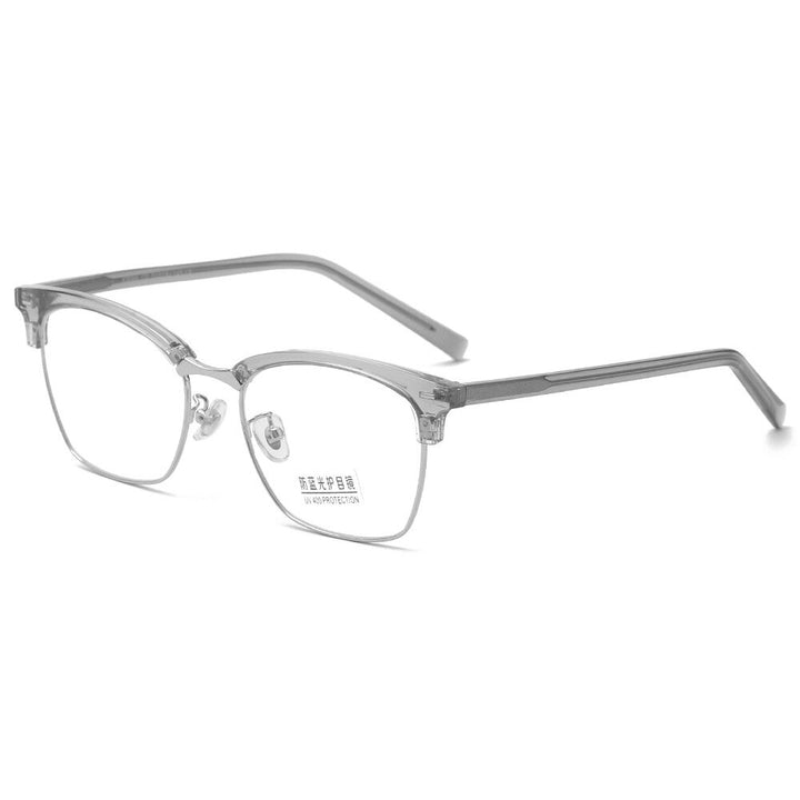 Kansept Unisex Full Rim Square Tr 90 Alloy Eyeglasses K9066 Full Rim Kansept C2  