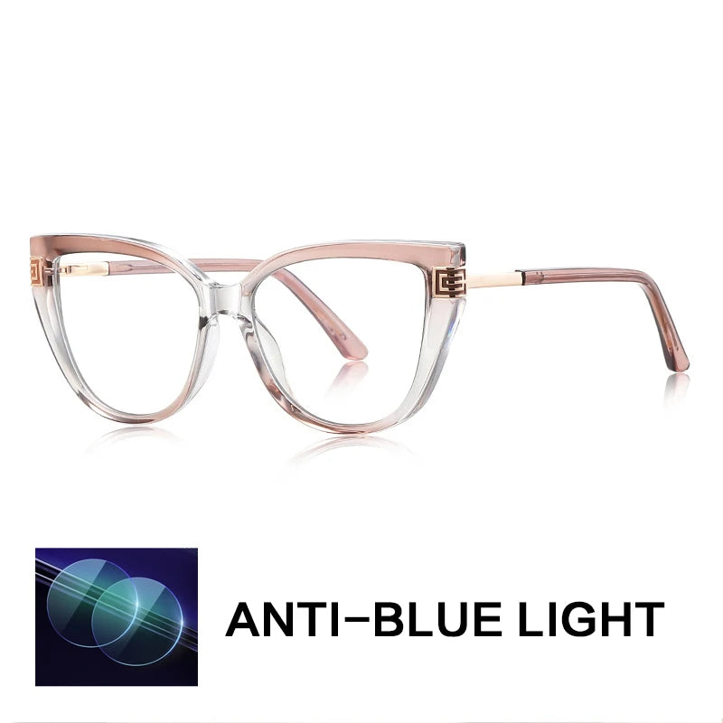 Gatenac Women's Full Rim Cat Eye Tr 90 Titanium Reading Glasses Gx2259