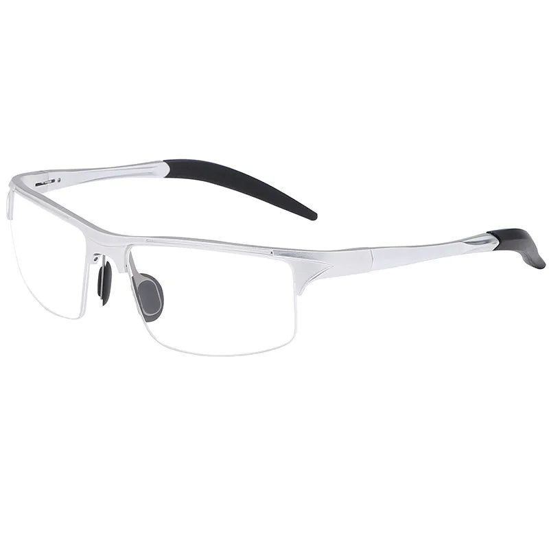 Yimaruili Women's Semi Rim Square Aluminum Sport Eyeglasses 81772