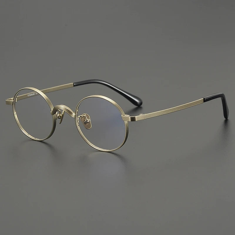 Gatenac Women's Full Rim Oval Square Titanium Eyeglasses Gxyj2116