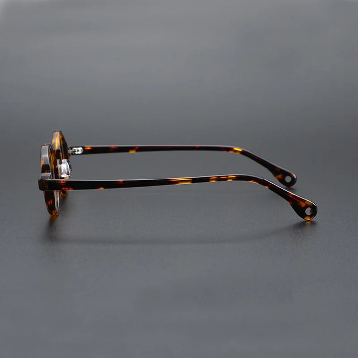 Yujo Unisex Full Rim Small Round Acetate Polarized Sunglasses 2534 Sunglasses Yujo