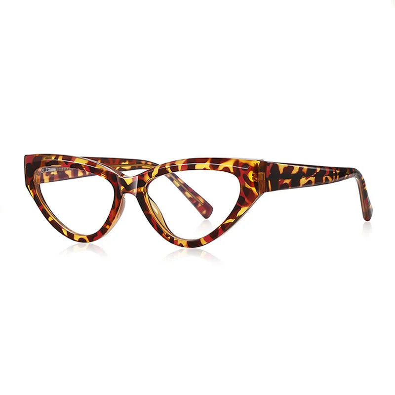 Ralferty Women's Full Rim Oval Cat Eye Tr 90 Titanium Eyeglasses 32153