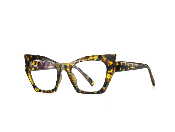 Vicky Unisex Full Rim Tr 90 Titanium Cat Eye Reading Glasses 2158 Reading Glasses Vicky PFD2158-C3 Prescription custom