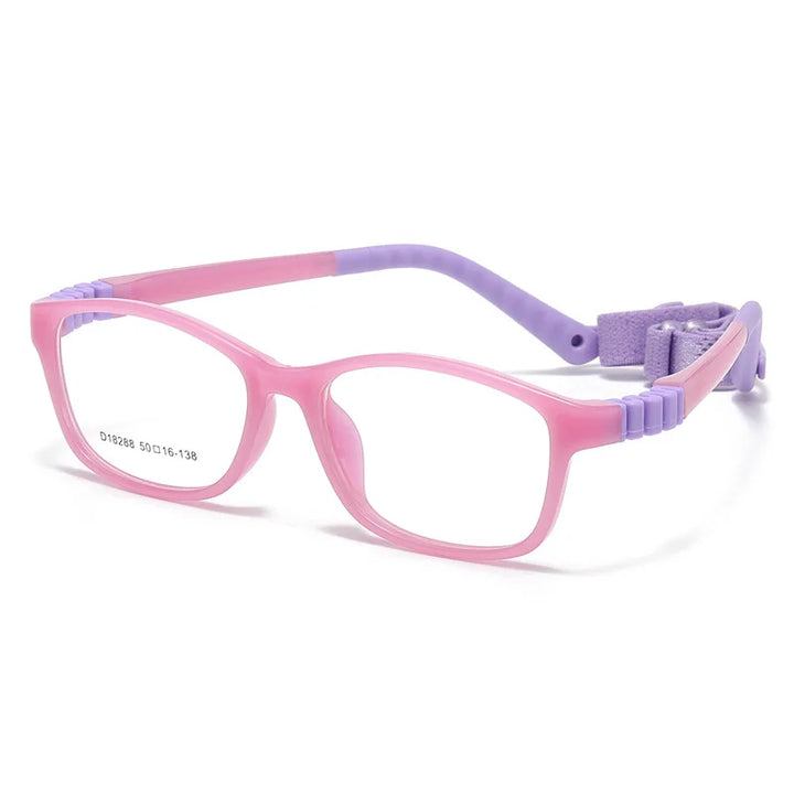 Vicky Unisex Children's Full Rim Square Tr 90 Titanium Eyeglasses 4182 Full Rim Vicky D18288-C2 CHINA