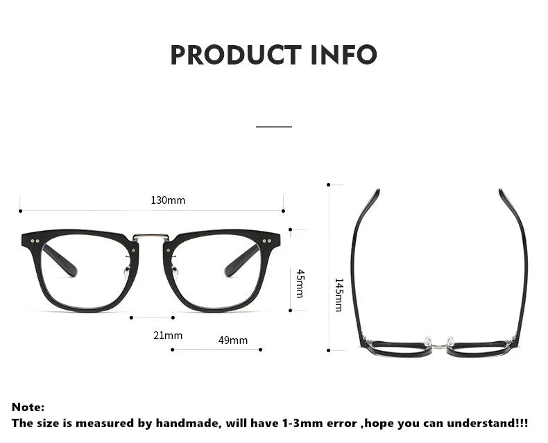 Aimee Women's Full Rim Square Acetate Eyeglasses 198001