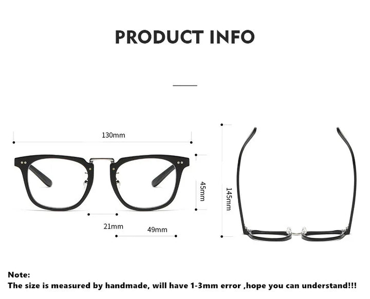 Aimee Women's Full Rim Square Acetate Eyeglasses 198001