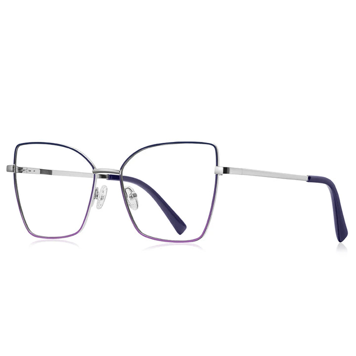 Vicky Unisex Full Rim Butterfly Tr 90 Titanium Reading Glasses 3086 Reading Glasses Vicky PFD3086-C3 Prescription custom