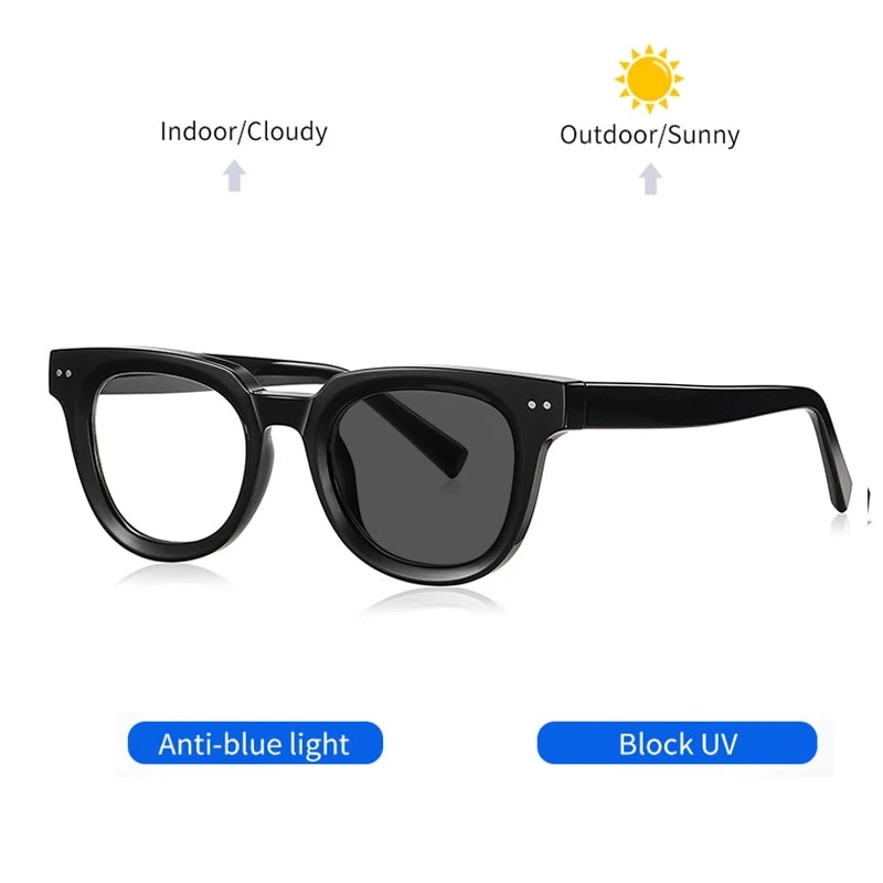 Kocolior Unisex Full Rim Square Acetate Hyperopic Reading Glasses 2120 Reading Glasses Kocolior