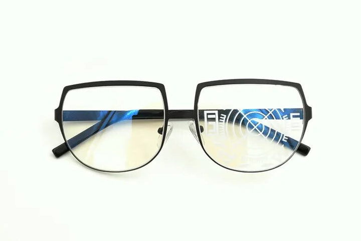 Yujo Unisex Full Rim Flat Top Round Stainless Steel Cosplay Eyeglasses Full Rim Yujo C1 China
