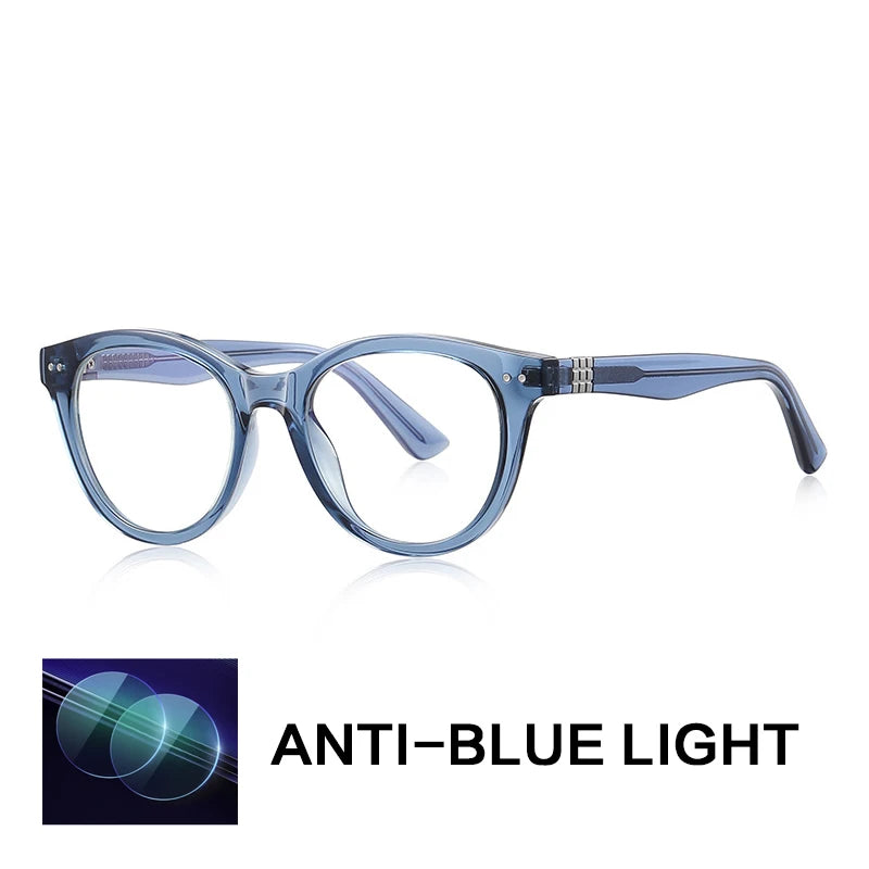 Gatenac Unisex Full Rim Oval Tr 90 Titanium Reading Glasses Gxyj2231