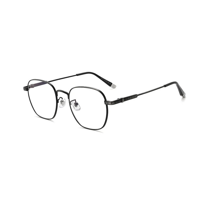 Xbora Unisex Full Rim Polygon Oval Alloy Eyeglasses 08008