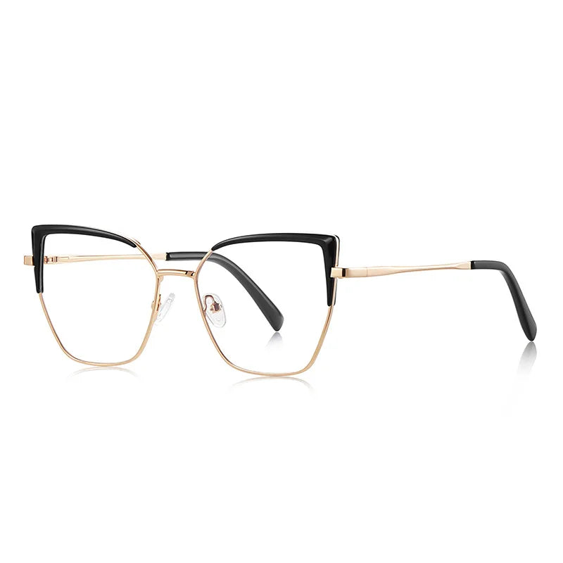 CCspace Women's Full Rim Cat Eye Tr 90 Titanium Reading Glasses 310785