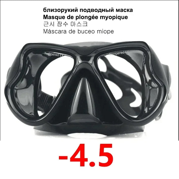 Aleefa Unisex Goggle Plastic Resin Lens Pc Silicone Swim Mask 64202
