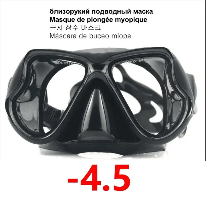 Aleefa Unisex Goggle Plastic Resin Lens Pc Silicone Swim Mask 64202