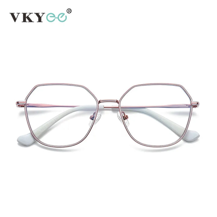 Vicky Women's Full Rim Polygon Alloy Reading Glasses 3040 Reading Glasses Vicky