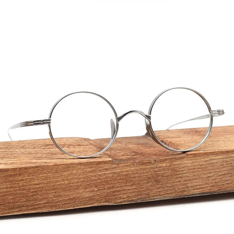 Hdcrafter Unisex Full Rim Round Titanium Eyeglasses Ft3001 Full Rim Hdcrafter Eyeglasses