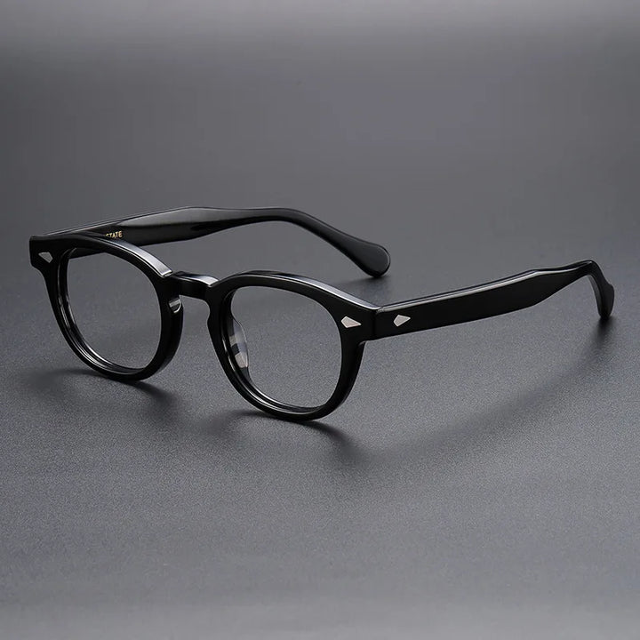 Yimaruili Unisex Full Rim Oval Square Acetate Eyeglasses 56006