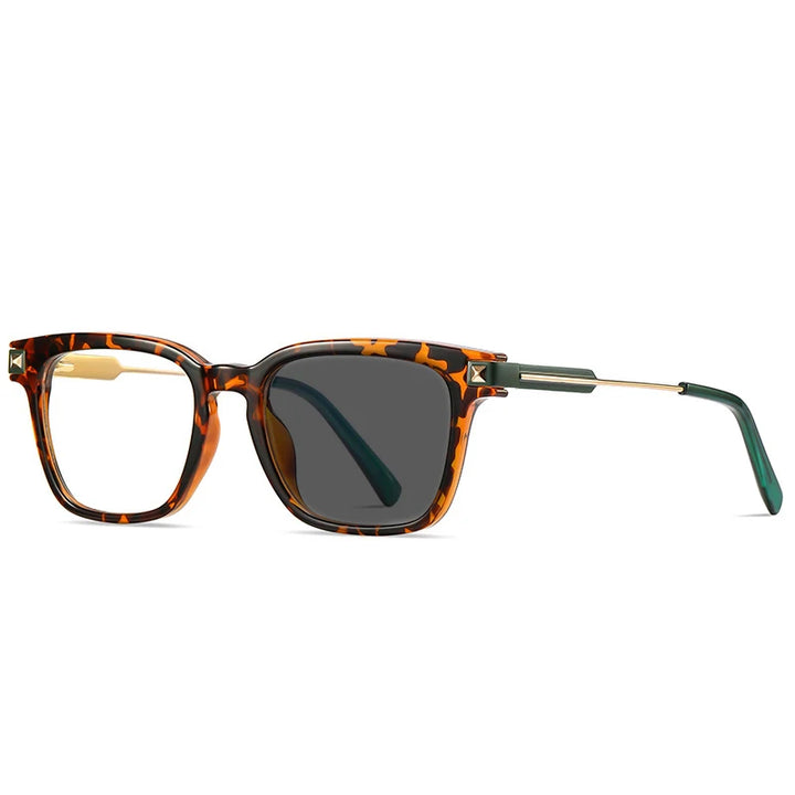 Kocolior Unisex Full Rim Square Tr 90 Alloy Hyperopic Reading Glasses 2068 Reading Glasses Kocolior