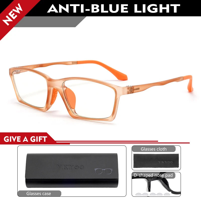 Vicky Men's Full Rim Square Tr 90 Sport Reading Glasses 626600