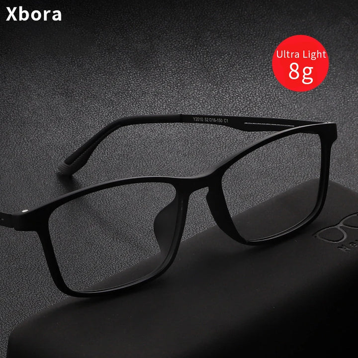 Xbora Unisex Full Rim Square Tr 90 Titanium Eyeglasses 2010