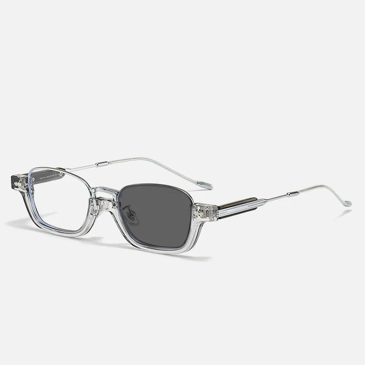 Kocolior Unisex Semi Rim Acetate Stainless Steel Hyperopic Reading Glasses 22015 Reading Glasses Kocolior