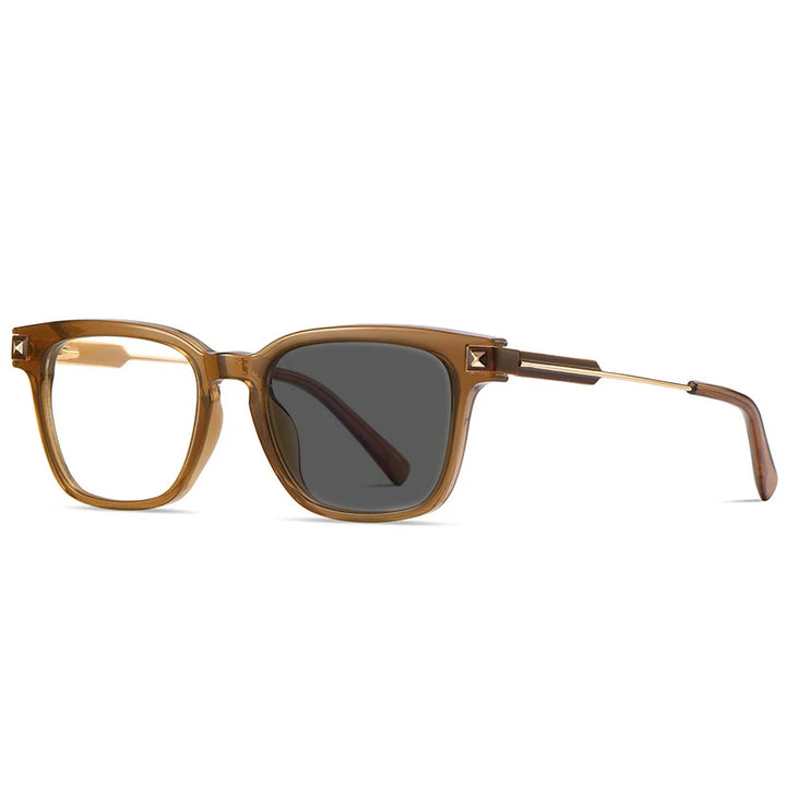 Kocolior Unisex Full Rim Square Tr 90 Alloy Hyperopic Reading Glasses 2068 Reading Glasses Kocolior
