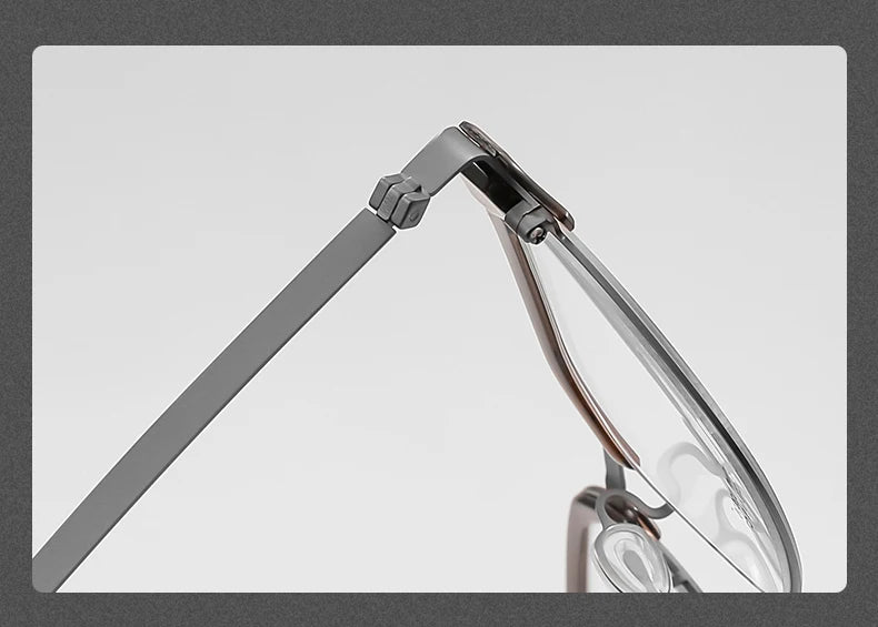 Reven Jate Unisex Full Rim Browline Square Titanium Eyeglasses 2606 Full Rim Reven Jate