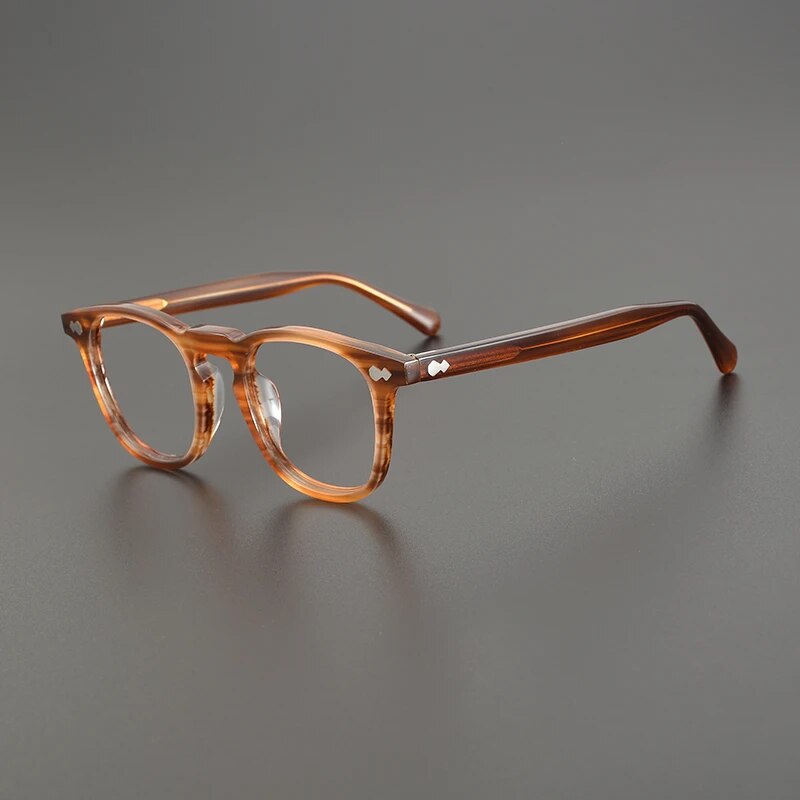Gatenac Unisex Full Rim Square Acetate Eyeglasses Gxyj1142 Full Rim Gatenac Tortoiseshell