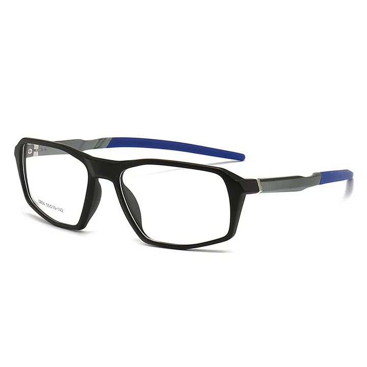 Yimaruili Unisex Full Rim Square Tr 90 Aluminum Sport Eyeglasses 5854