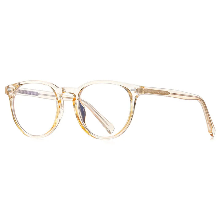 Vicky Unisex Full Rim Tr 90 Stainless Steel Round Reading Glasses 2117 Reading Glasses Vicky
