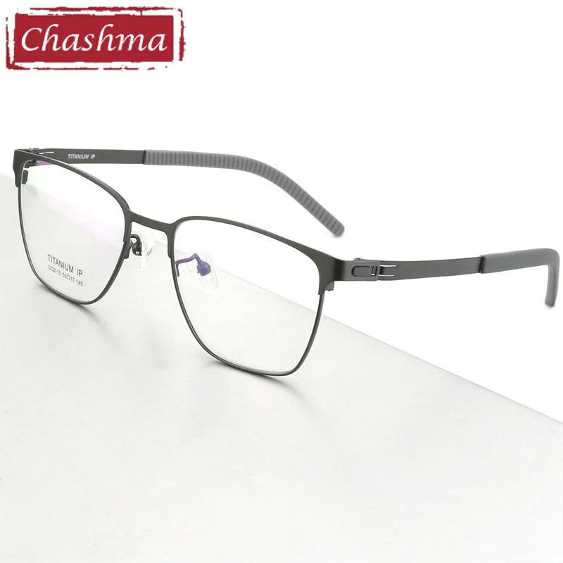 Chashma Women's Full Rim Square Screwless Titanium Eyeglasses 202215