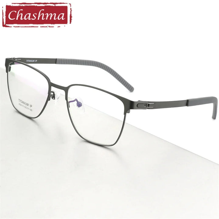 Chashma Women's Full Rim Square Screwless Titanium Eyeglasses 202215