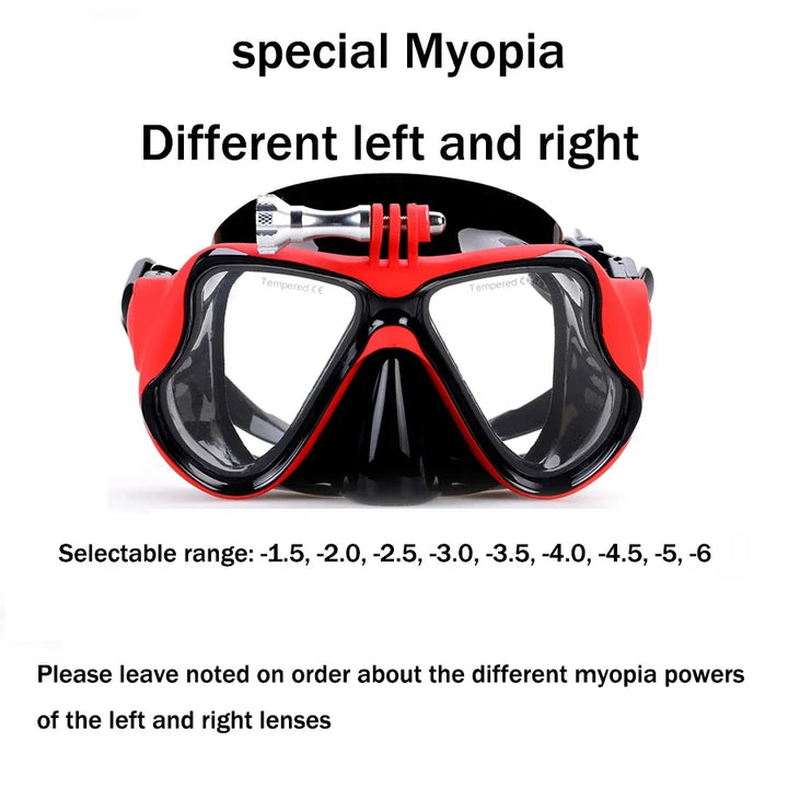 Aleefa Unisex Goggle Plastic Resin Lens Pc Silicone Swim Mask 64422