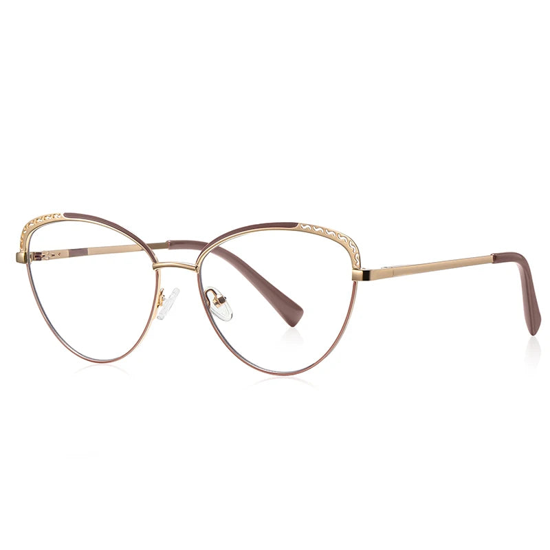 Vicky Unisex Full Rim Tr 90 Stainless Steel Butterfly Reading Glasses 3111 Reading Glasses Vicky PFD3111-C2 Prescription custom