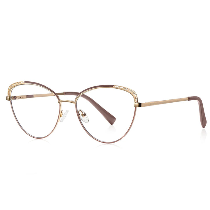 Vicky Unisex Full Rim Tr 90 Stainless Steel Butterfly Reading Glasses 3111 Reading Glasses Vicky PFD3111-C2 Prescription custom