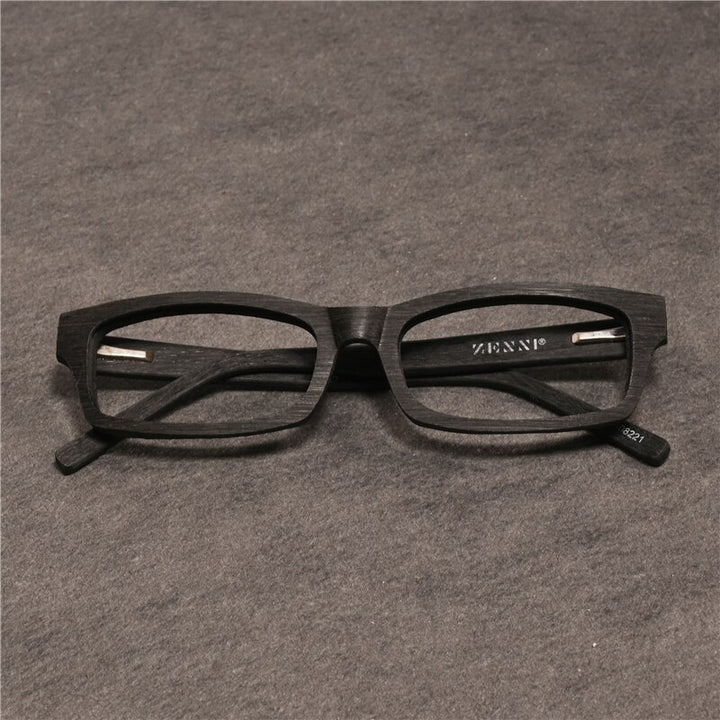 Cubojue Unisex Full Rim Rectangle Tr 90 Titanium Myopic Reading Glasses 521828m Reading Glasses Cubojue