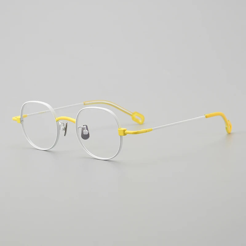 Muzz Unisex Full Rim Square Titanium Eyeglasses Mu1001 Full Rim Muzz C5