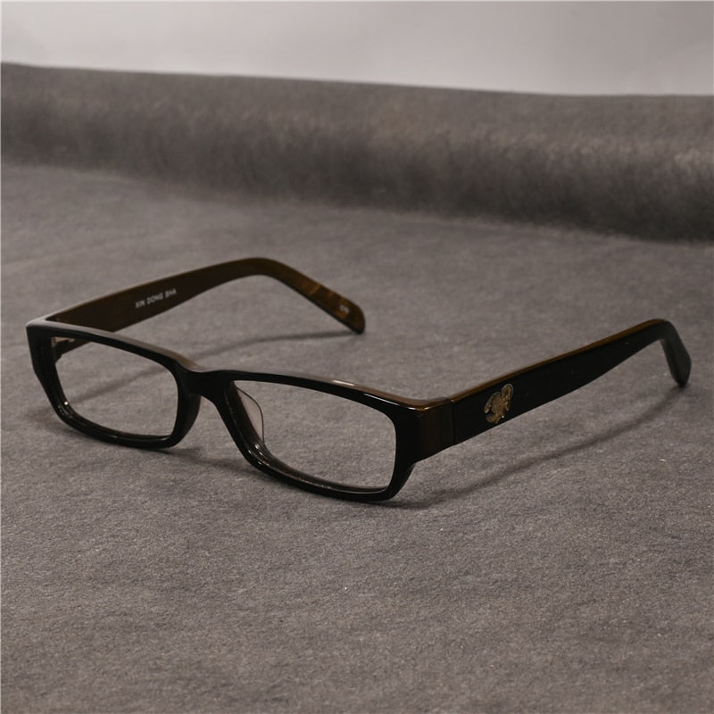 Cubojue Unisex Full Rim Square Tr 90 Titanium Presbyopic Reading Glasses 80027p Reading Glasses Cubojue